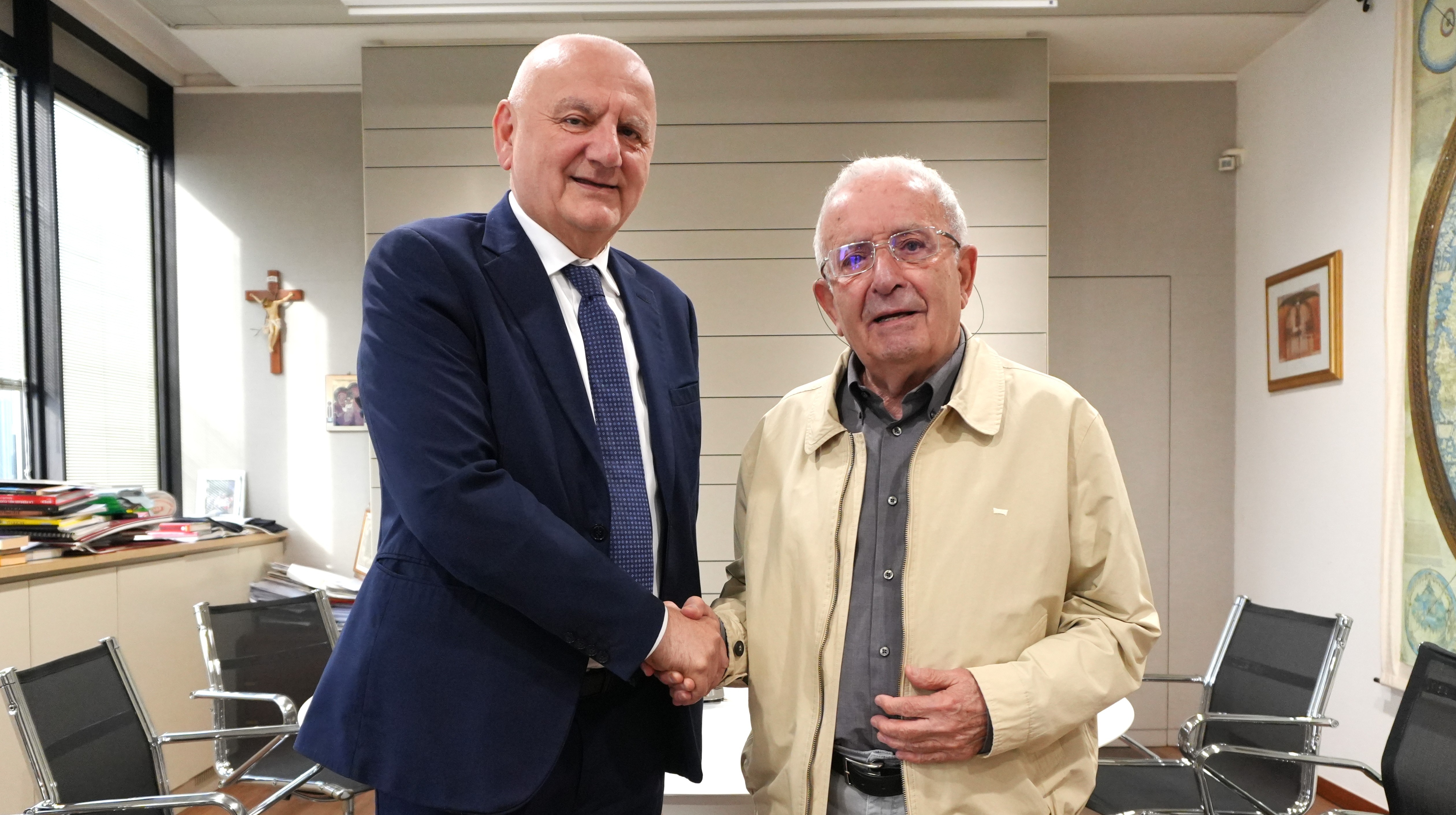 Il Vicepresidente della Regione Emilia-Romagna, Vincenzo Colla, in visita in Immergas