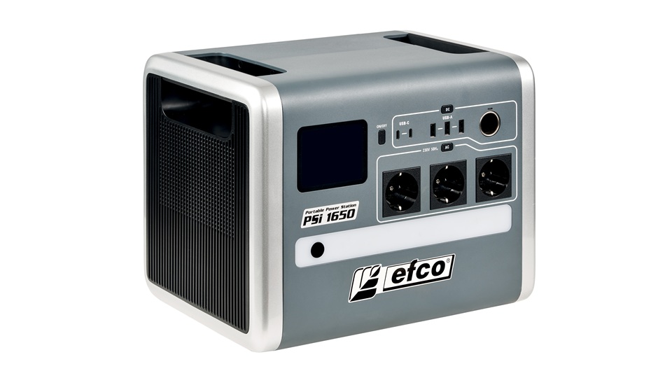 Emak amplia la gamma energia  con la nuova stazione di ricarica portatile PSi 1650