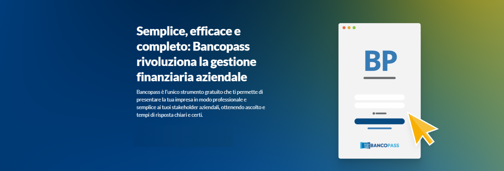 Bancopass Evolution è on line