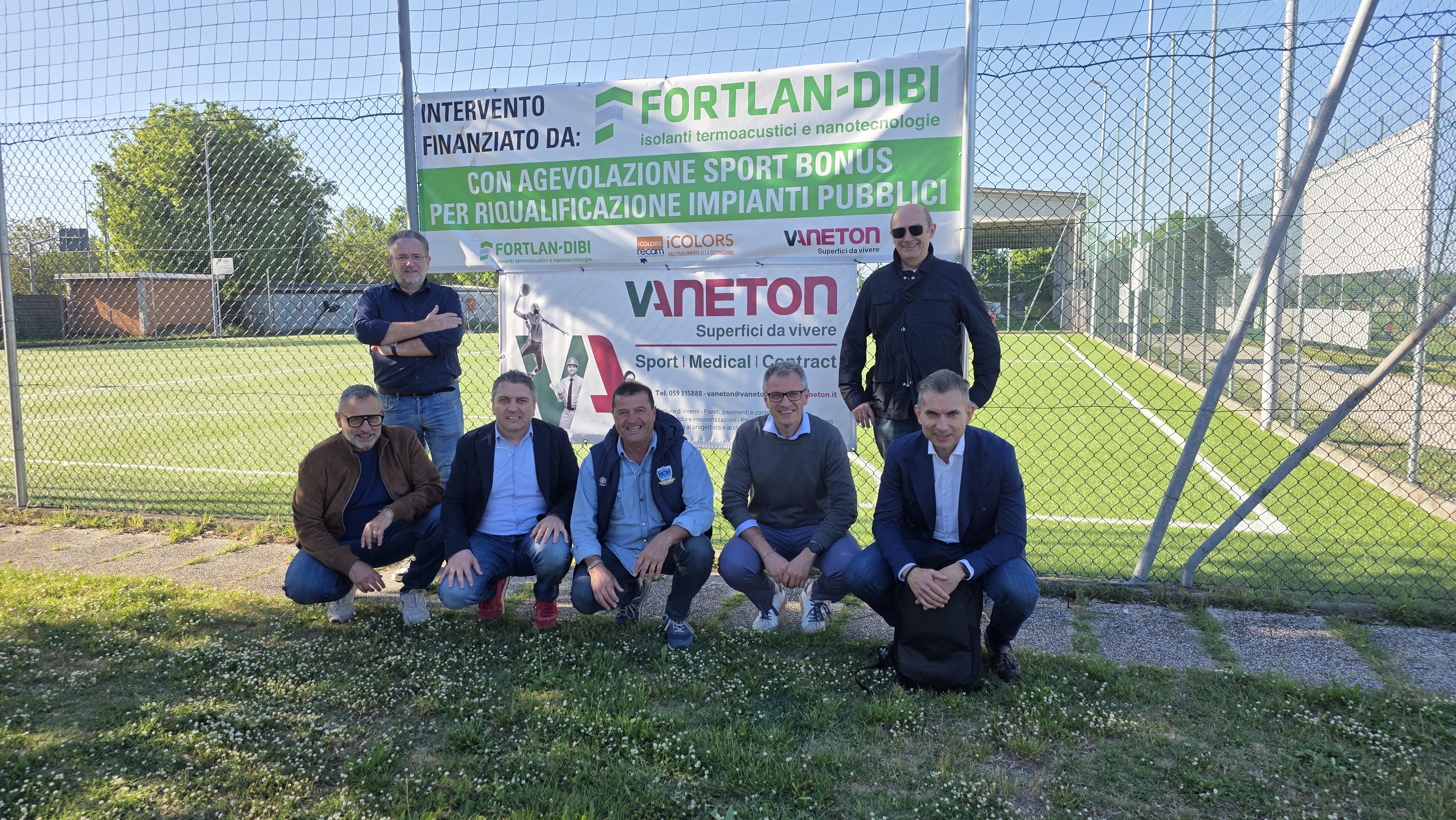 Fortlan-DIBI finanzia la riqualificazione dei campi da calcio a 5 dello Stadio 