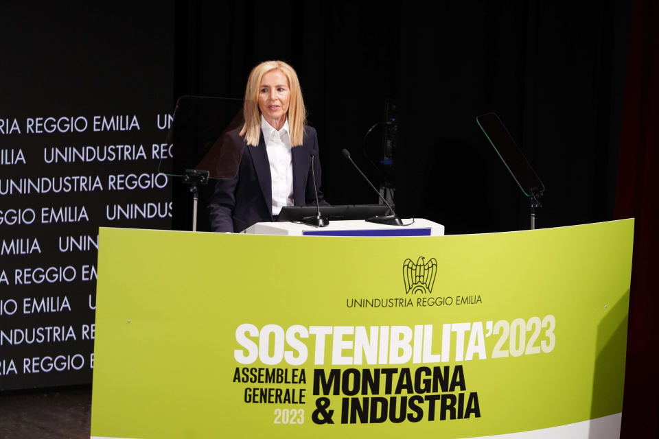 Assemblea Generale 2023 - Relazione della Presidente di Unindustria Reggio Emilia Roberta Anceschi